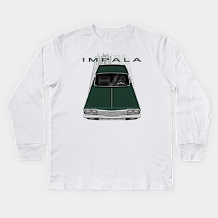 Chevrolet Impala SS 1964 - bahama green Kids Long Sleeve T-Shirt